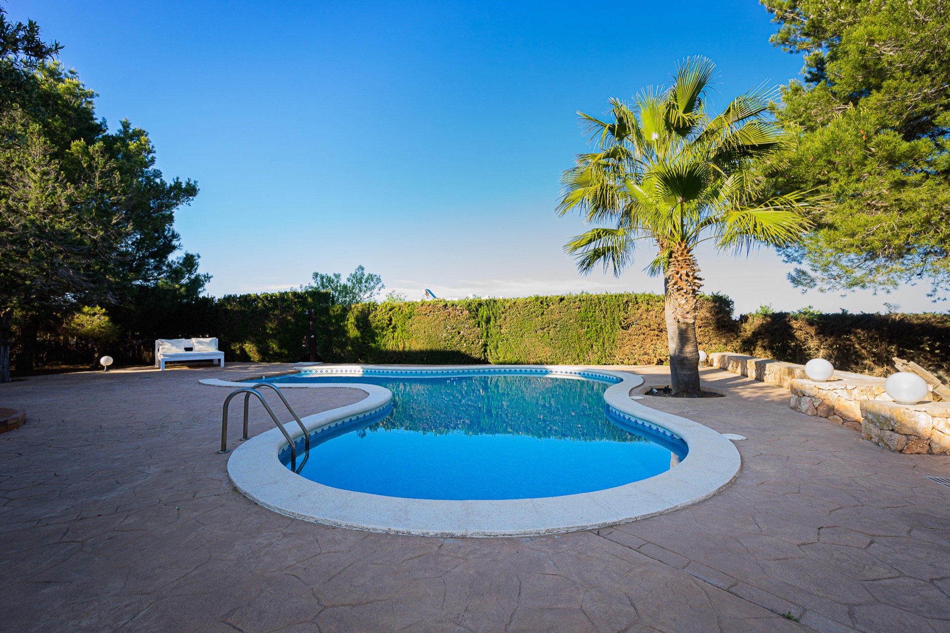 Zona de estar exterior de Villa Oasis Ibiza
